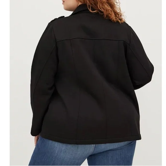 TORRID NWT PEACOAT - DISNEY MICKEY & FRIENDS MINNIE MOUSE FLEECE - Picture 4 of 6